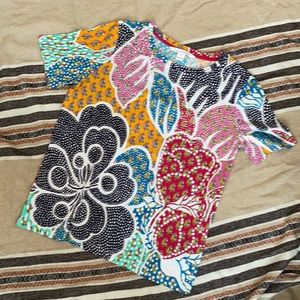 Diane VonFurstenberg patterned tee